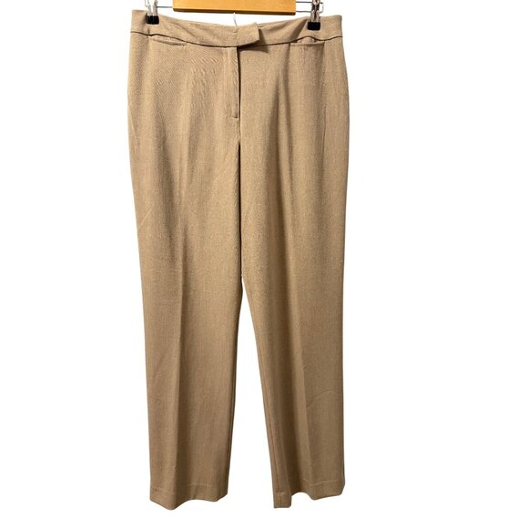 Pendleton Womens Beige Straight-Leg Trousers Size 10 Women Pants. NWT - Picture 1 of 12